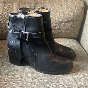 Frye Black Booties